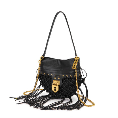 Borsa a spalla Fringe Black - Immagine 2