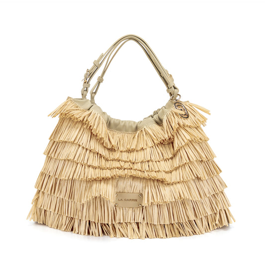 Borsa shopping sunflower Beige