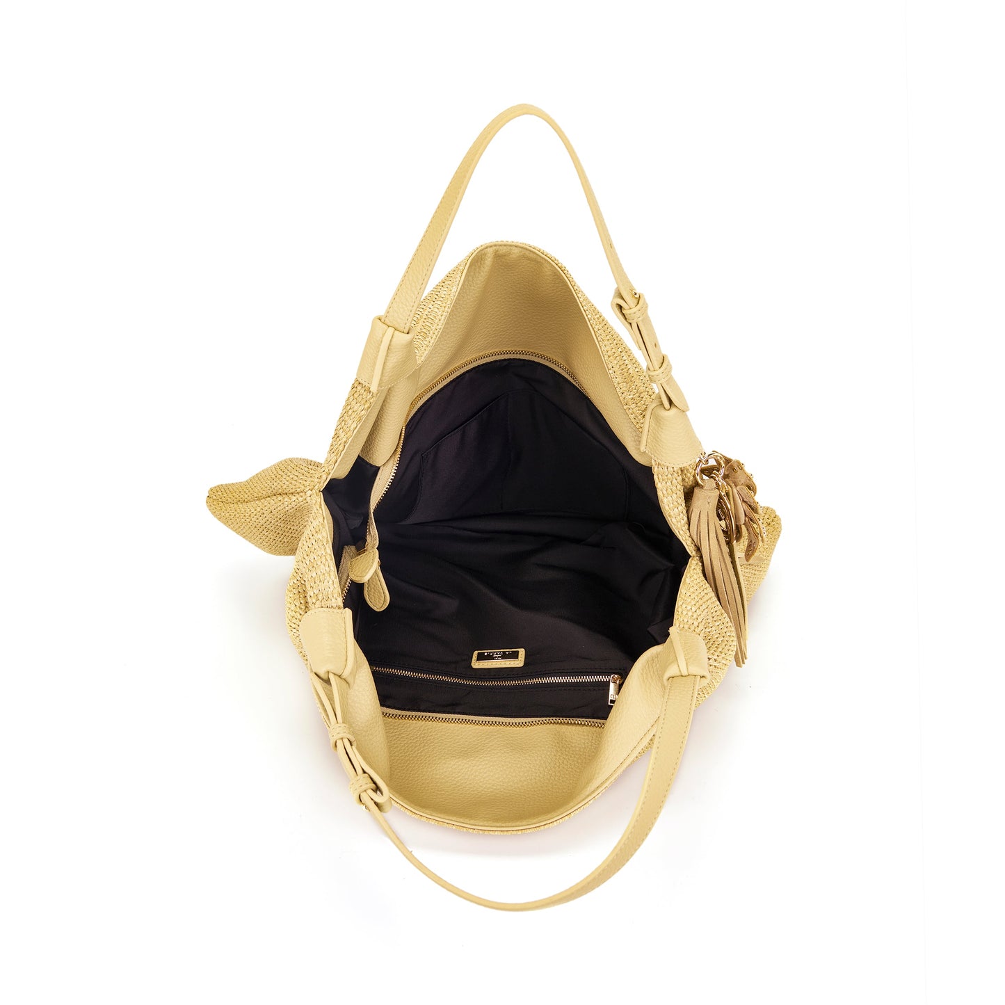 Borsa shopping La Plage Beige - Immagine 5