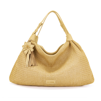 Borsa shopping La Plage Beige - Immagine 6