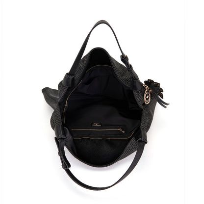 Borsa shopping La Plage Black - Immagine 5