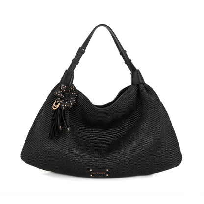 Borsa shopping La Plage Black - Immagine 6