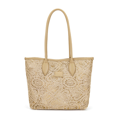 Borsa shopping Versailles Beige - Immagine 3