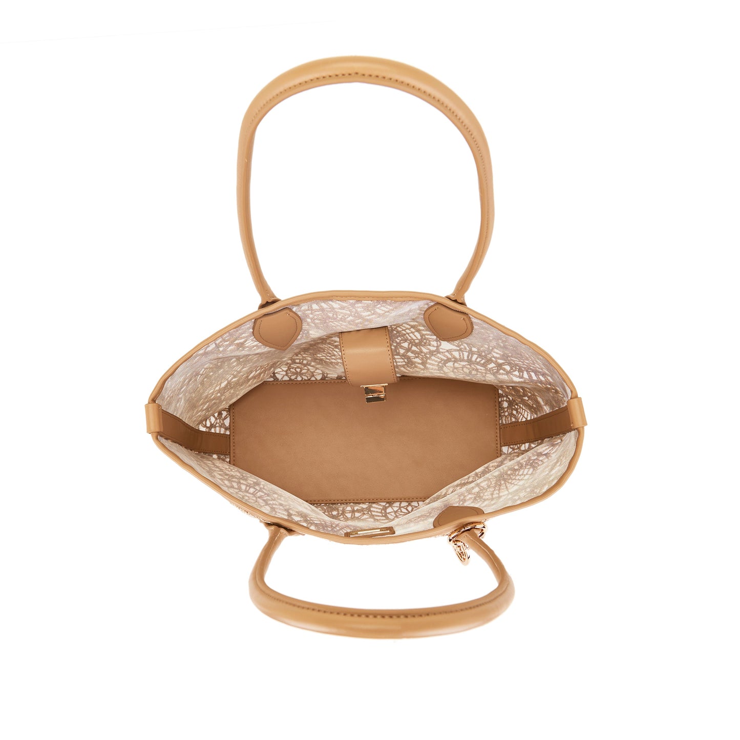Borsa shopping Versailles Beige - Immagine 5