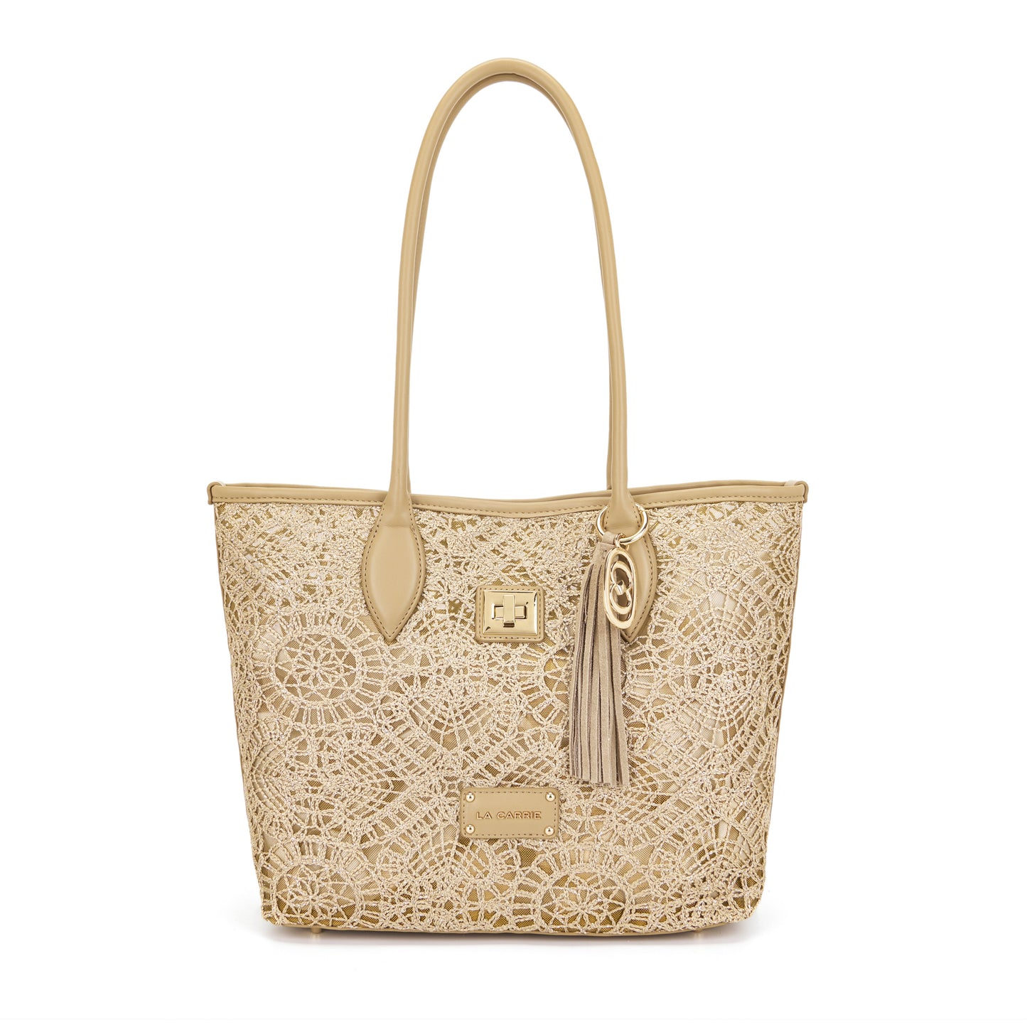 Borsa shopping Versailles Beige - Immagine 6