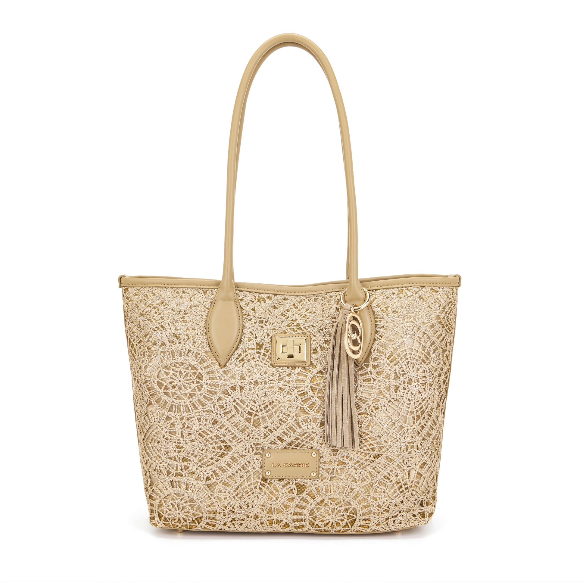 Borsa shopping Versailles Beige - Immagine 6