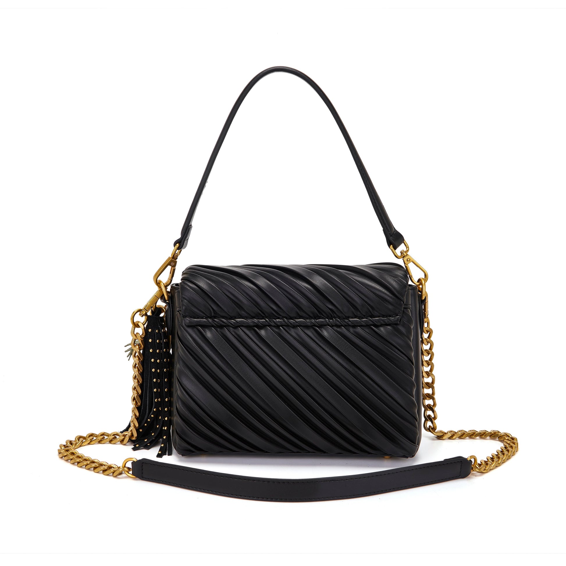 Borsa a spalla Plissè Black - Immagine 3