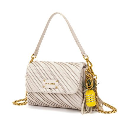 Borsa a spalla Plissè Ivory - Immagine 2
