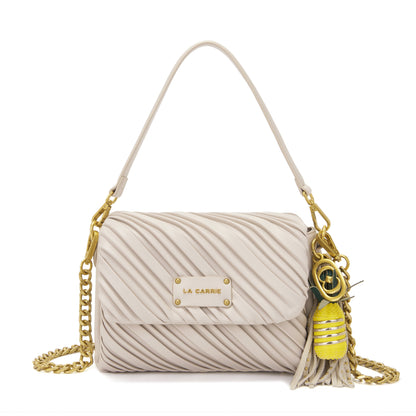 Borsa a spalla Plissè Ivory - Immagine 6