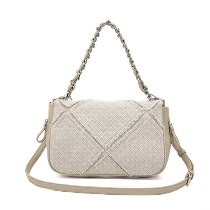 Borsa a spalla Isabel Cross Beige - Immagine 3
