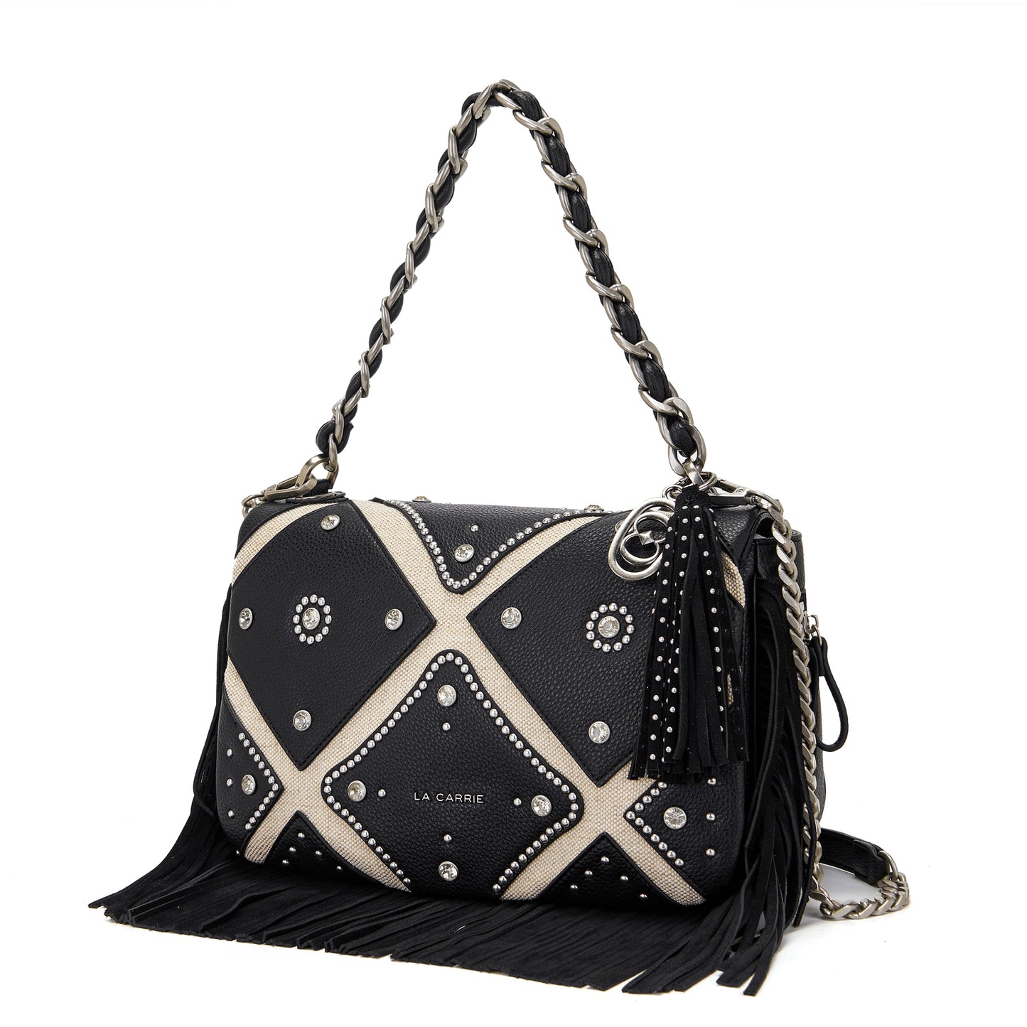 Borsa a spalla Isabel Butterfly Black - Immagine 2
