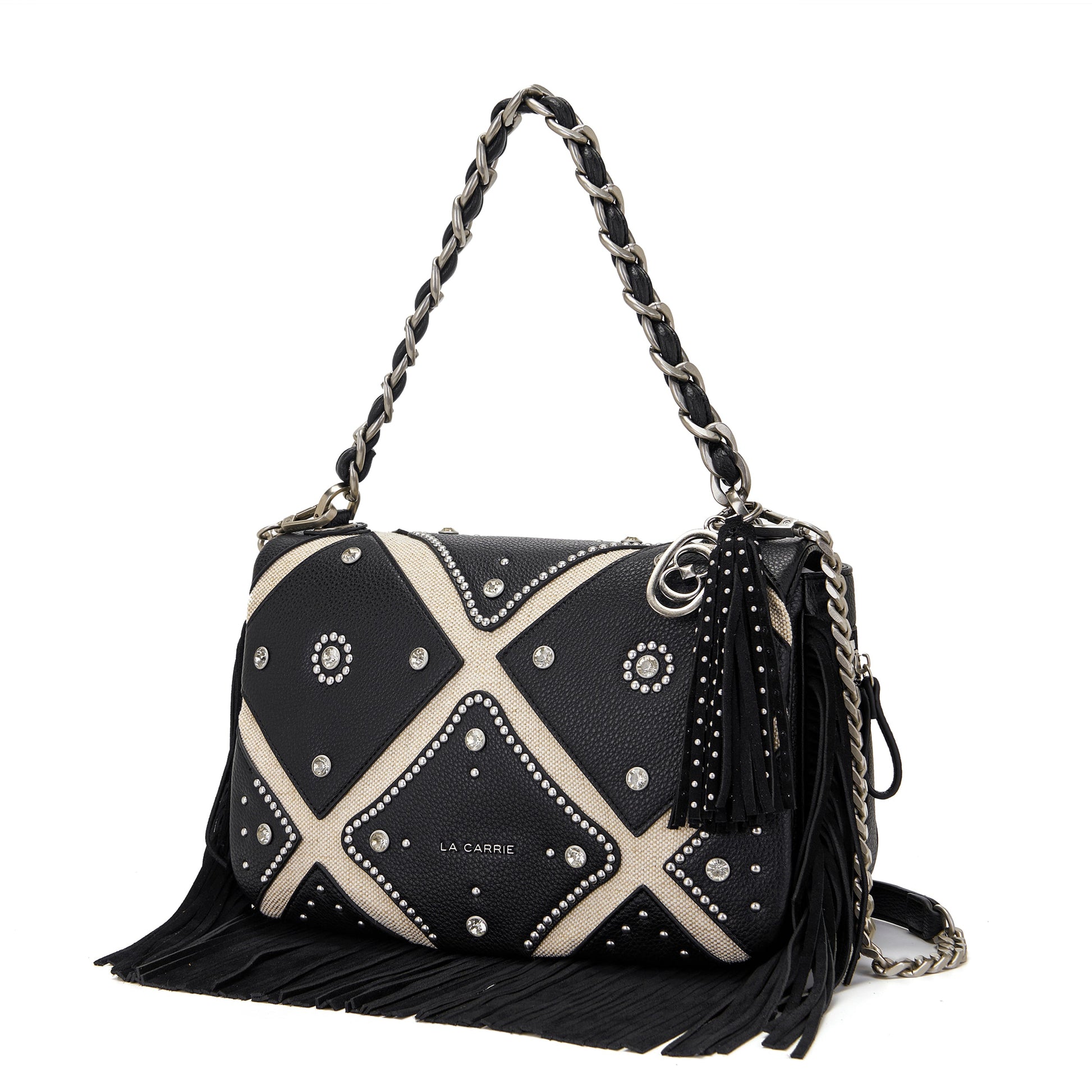 Borsa a spalla Isabel Butterfly Black - Immagine 2