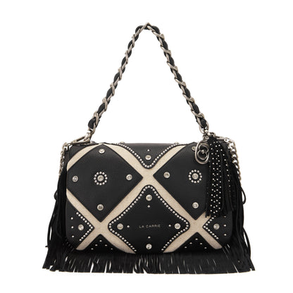 Borsa a spalla Isabel Butterfly Black - Immagine 6