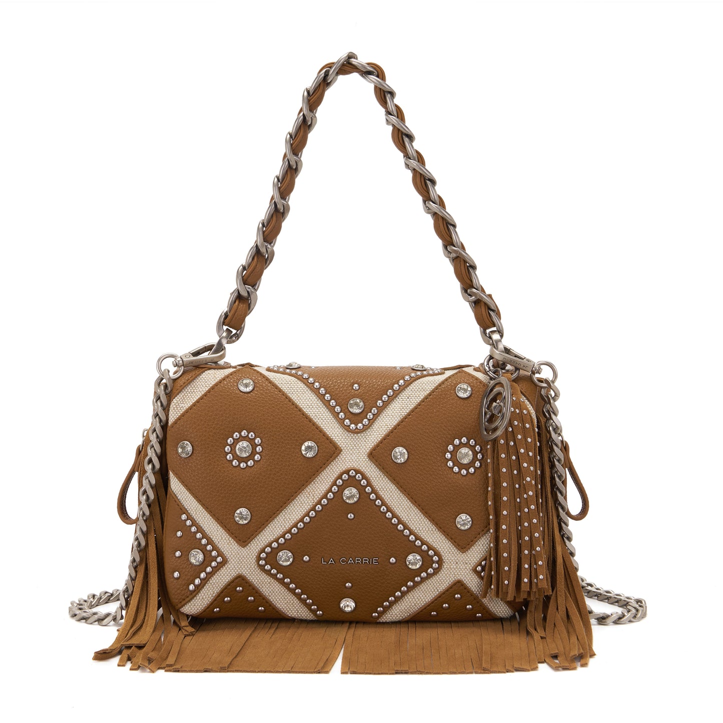 Borsa a spalla Isabel Butterfly Cuoio - Immagine 6