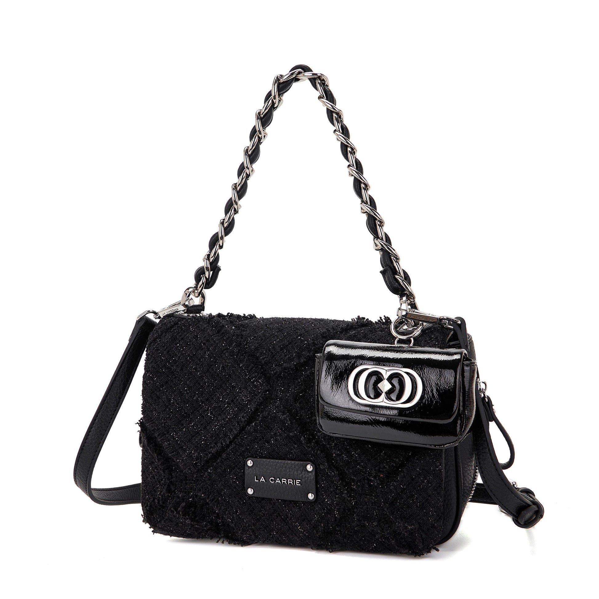 Borsa a spalla Isabel Cross Black - Immagine 2