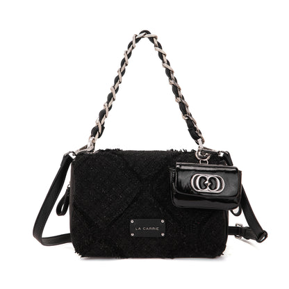 Borsa a spalla Isabel Cross Black - Immagine 6