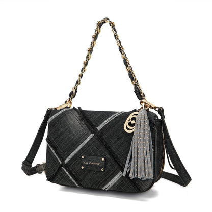 Borsa a spalla Isabel Cross Black - Immagine 2
