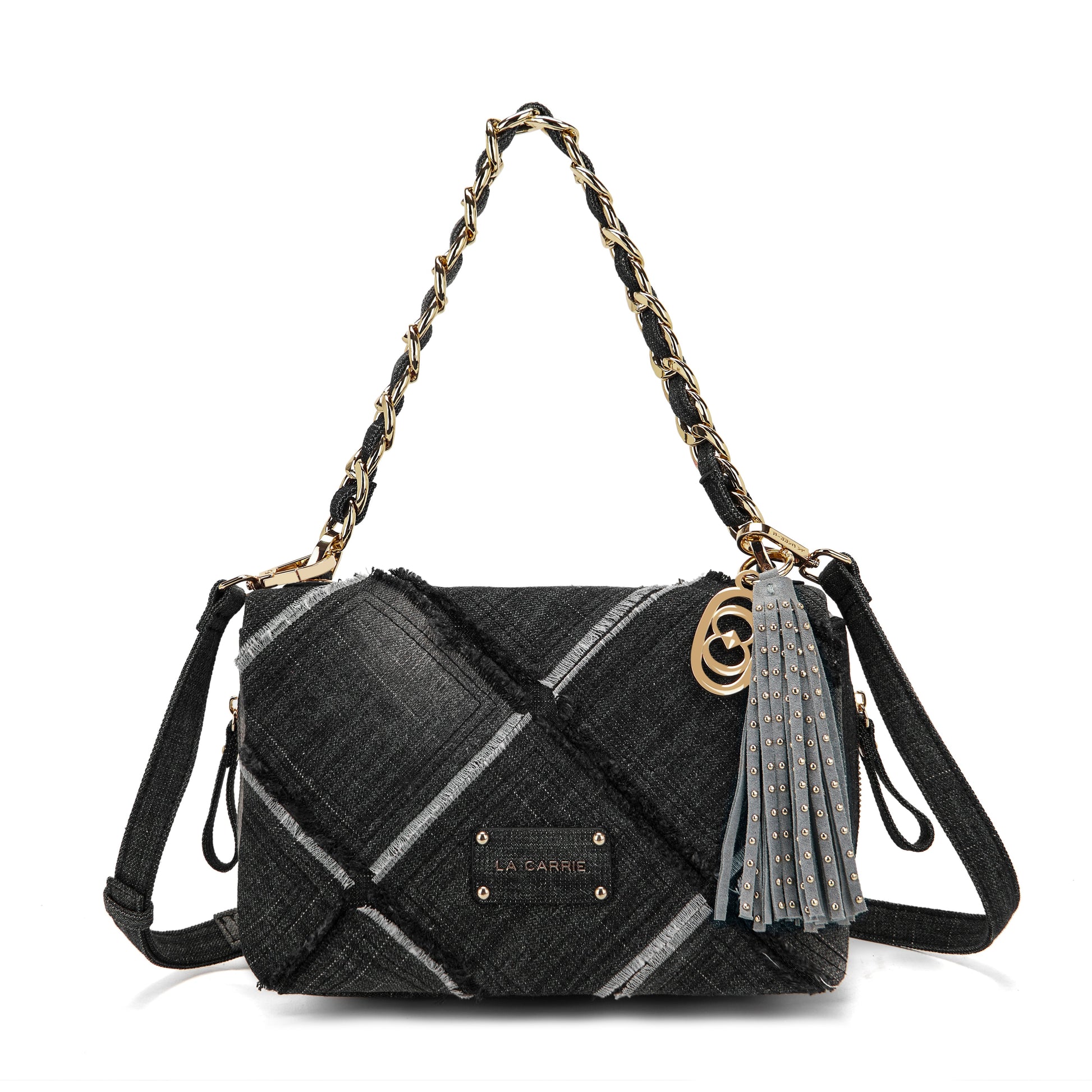 Borsa a spalla Isabel Cross Black - Immagine 6