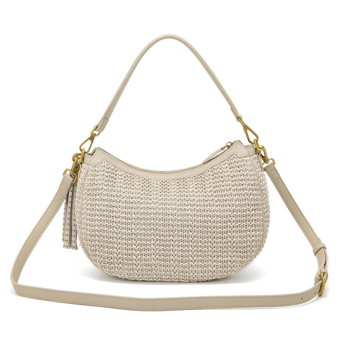 Borsa a spalla Arabesque Beige - Immagine 3