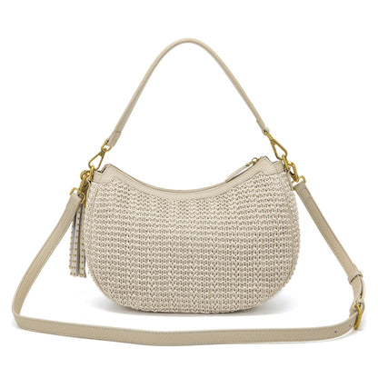 Borsa a spalla Arabesque Beige - Immagine 3