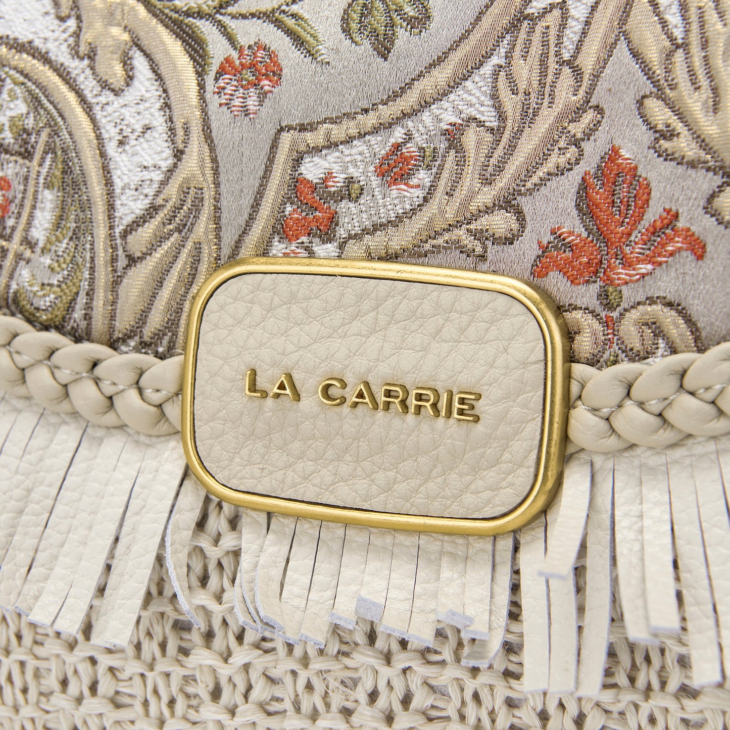 Borsa a spalla Arabesque Beige - Immagine 4