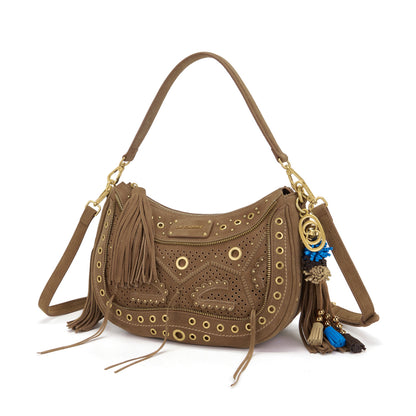 Borsa a spalla Jungle Cuoio - Immagine 2