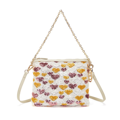 Borsa a spalla Night Edition Ivory