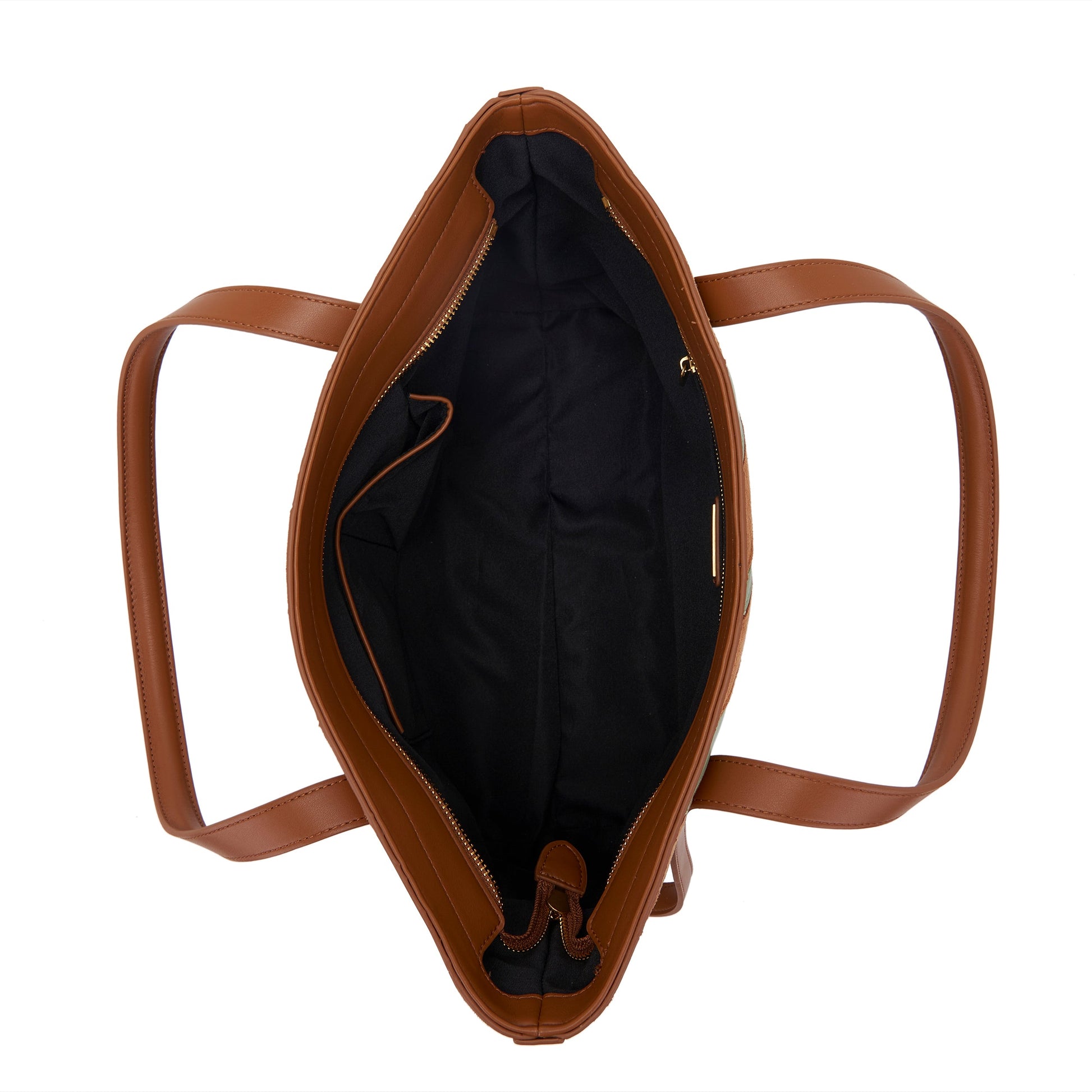 Borsa shopping Stripes Multi Sage - Immagine 5