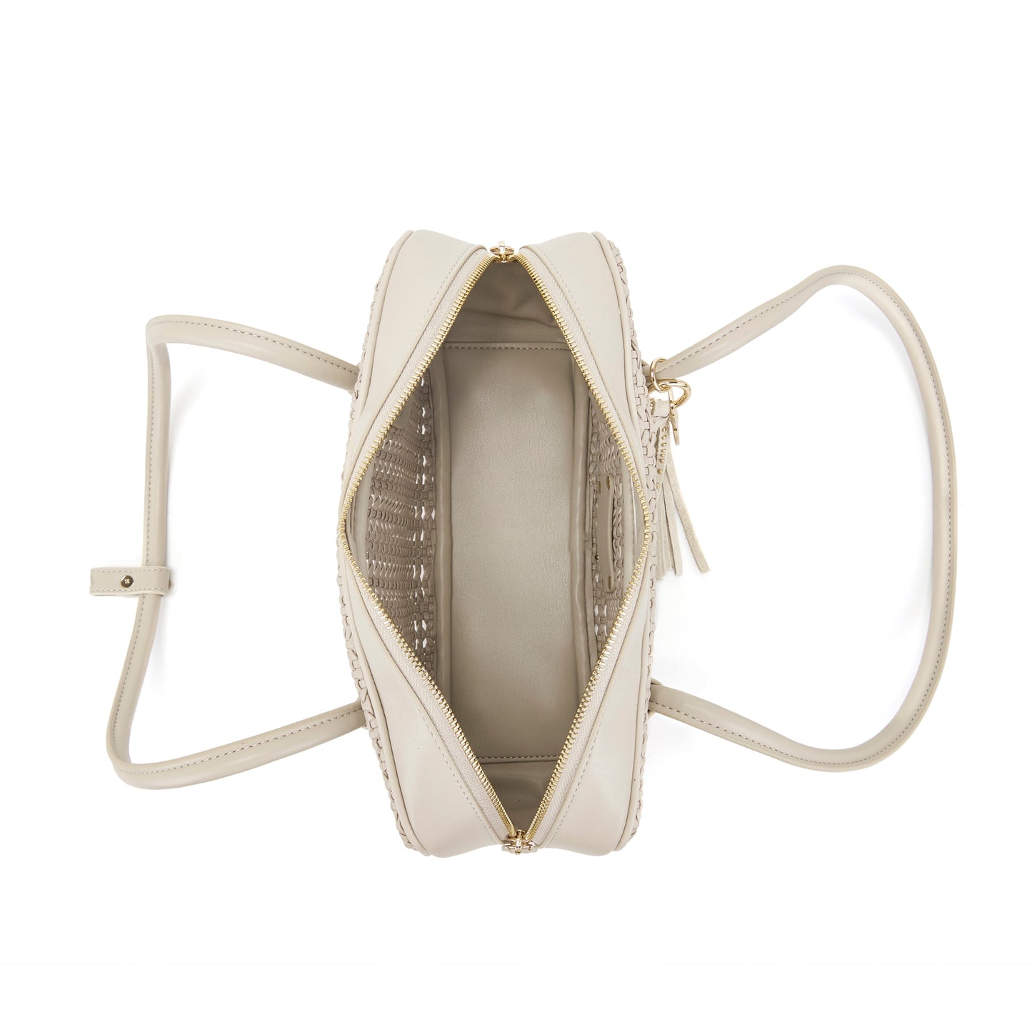 Borsa a mano Woven Ivory - Immagine 5