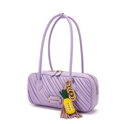 Borsa a mano Plisse' Lavander - Immagine 2