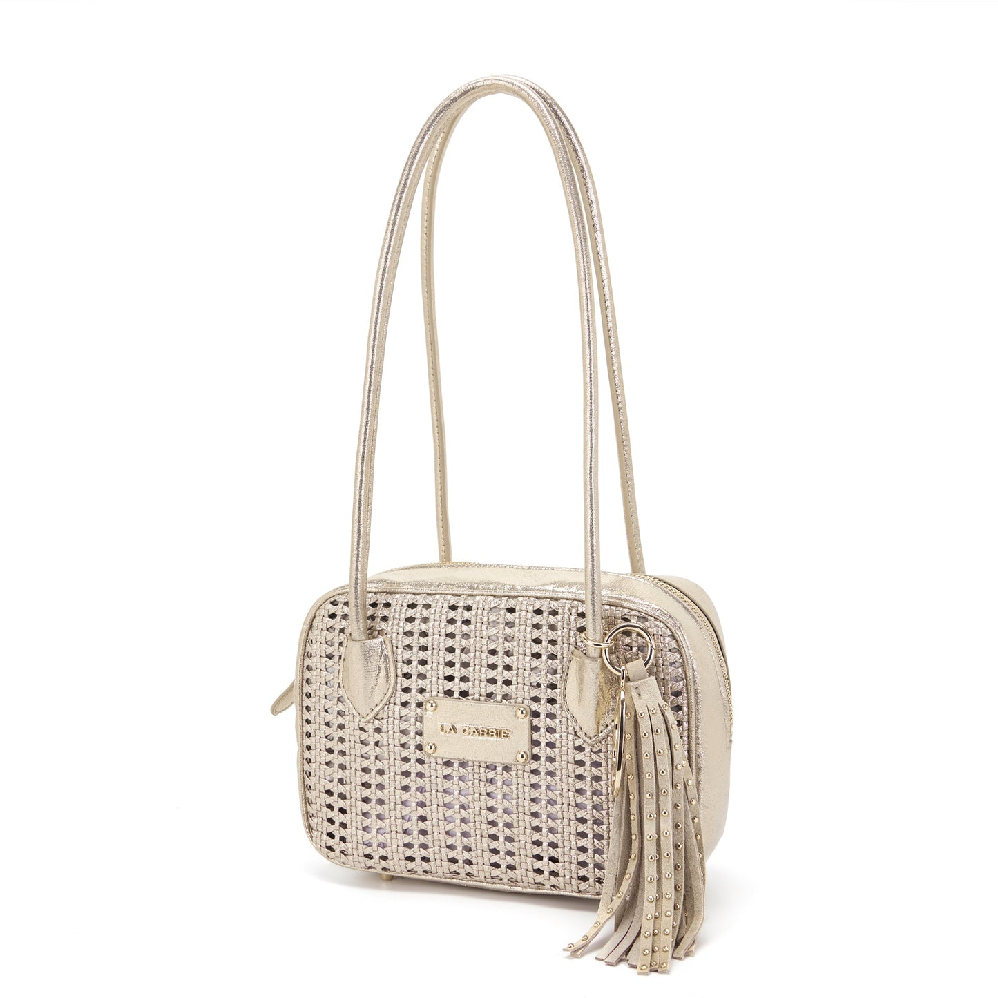 Borsa a mano Woven Gold - Immagine 2