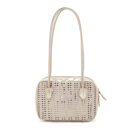 Borsa a mano Woven Gold - Immagine 3