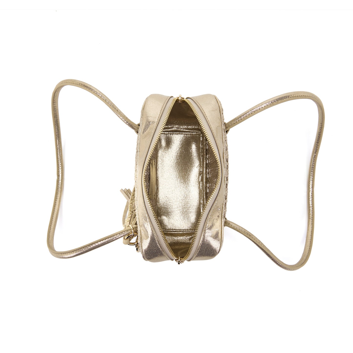 Borsa a mano Woven Gold - Immagine 5