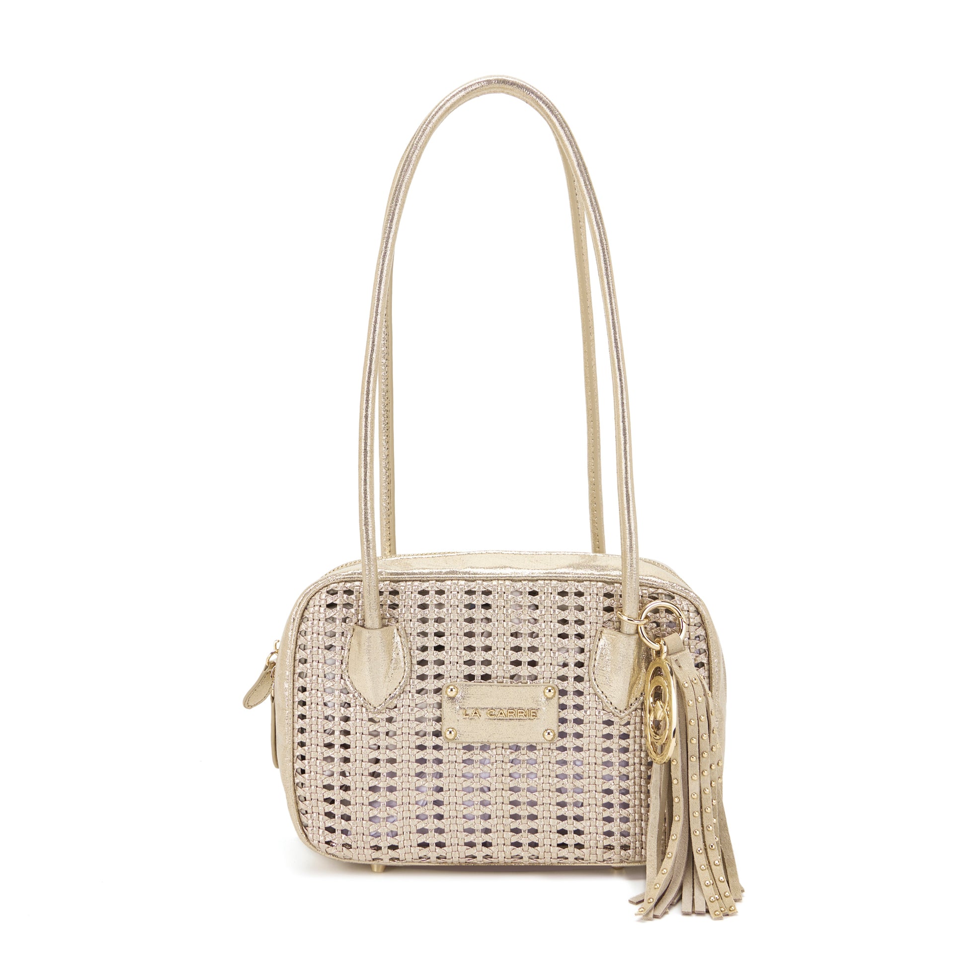Borsa a mano Woven Gold - Immagine 6