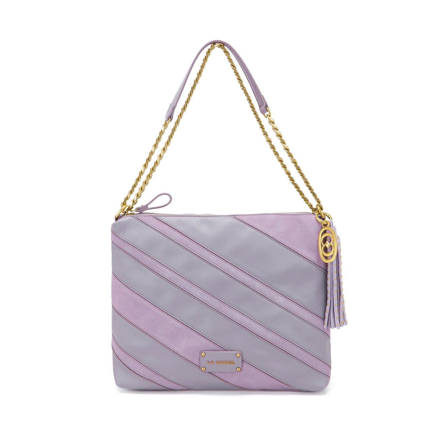 Borsa a spalla Stripes Lavander