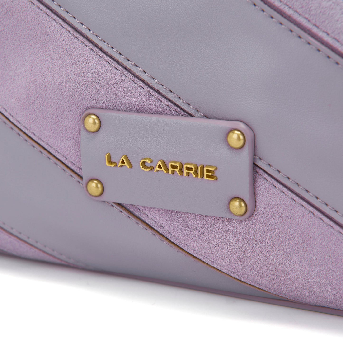 Borsa a spalla Stripes Lavander - Immagine 4