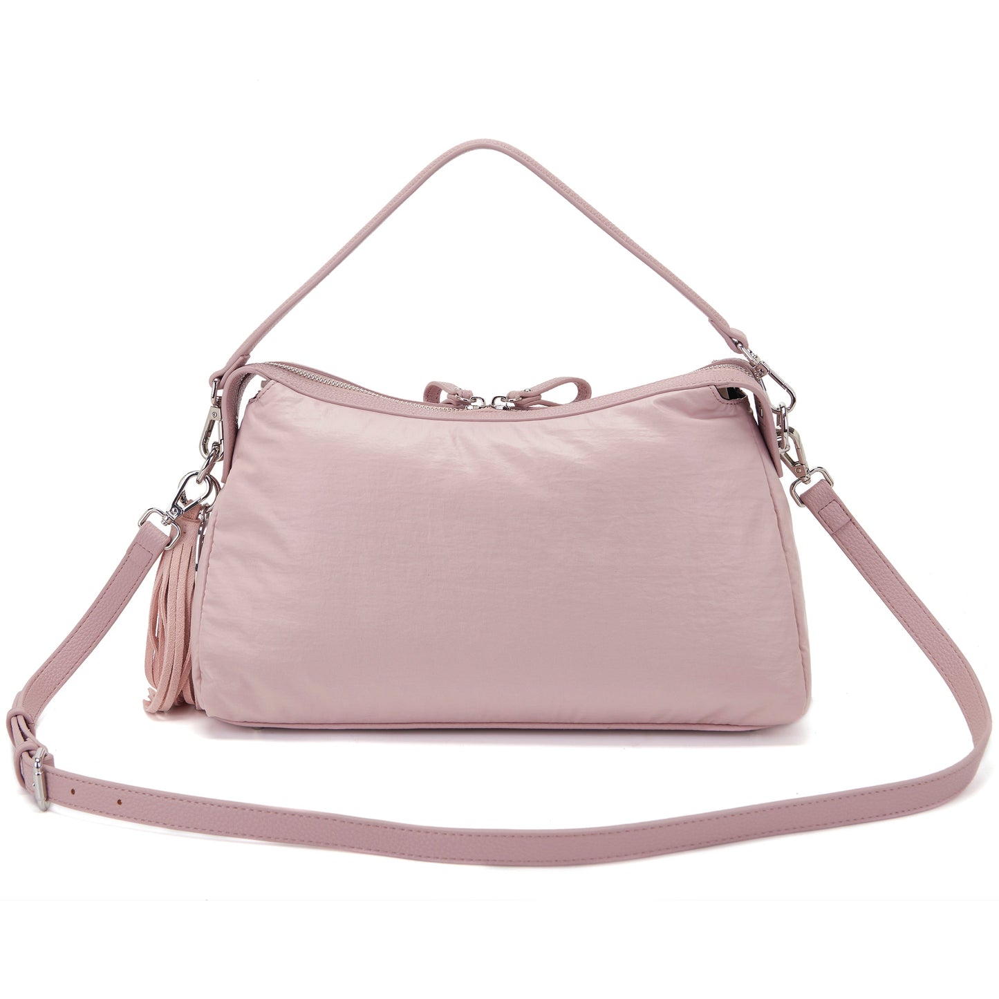 Borsa a spalla Wrinkled Pink - Immagine 3