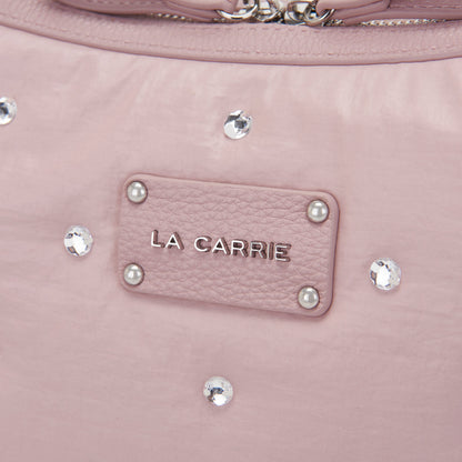 Borsa a spalla Wrinkled Pink - Immagine 4