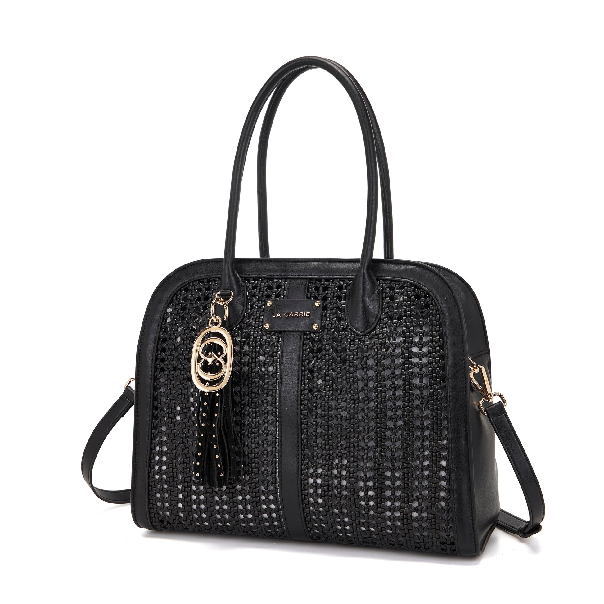 Borsa a shopping Woven Black - Immagine 2