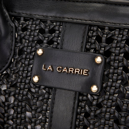 Borsa a shopping Woven Black - Immagine 4