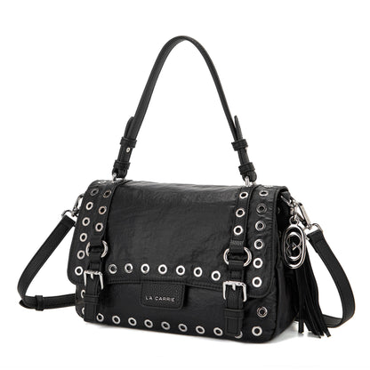 Borsa shopping Atena Wrinkled Black - Immagine 2