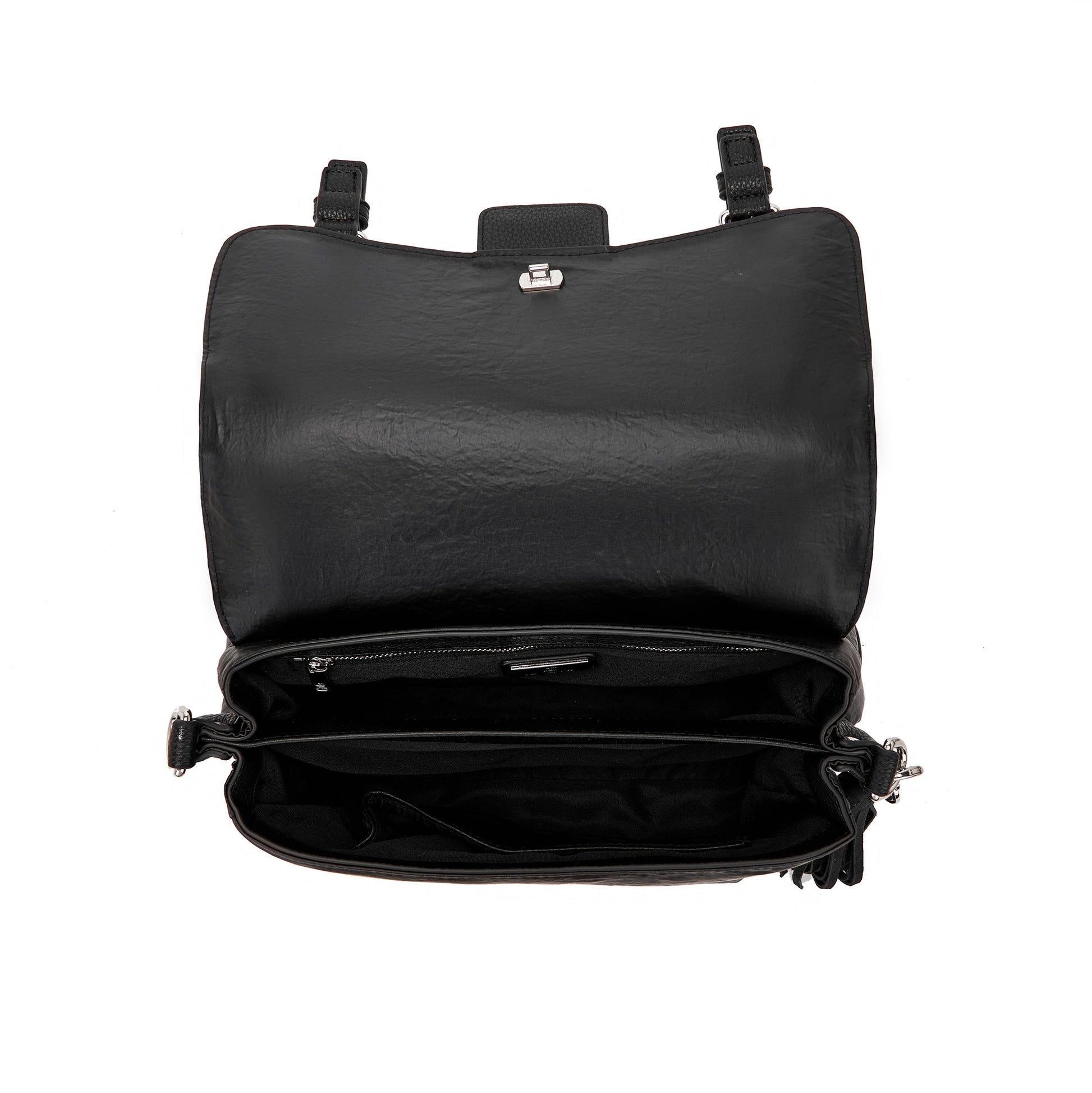 Borsa shopping Atena Wrinkled Black - Immagine 5