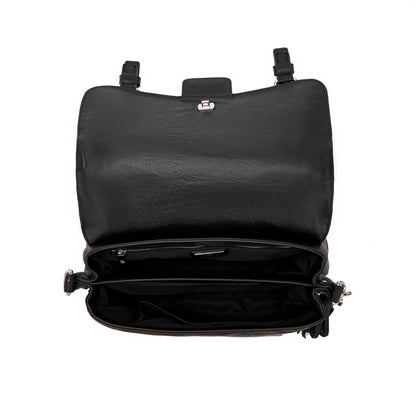 Borsa shopping Atena Wrinkled Black - Immagine 5