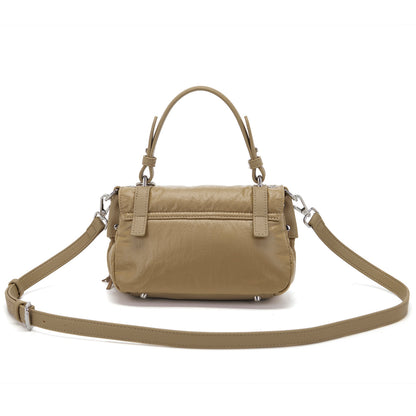 Borsa shopping small  Atena Wrinkled Beige - Immagine 3