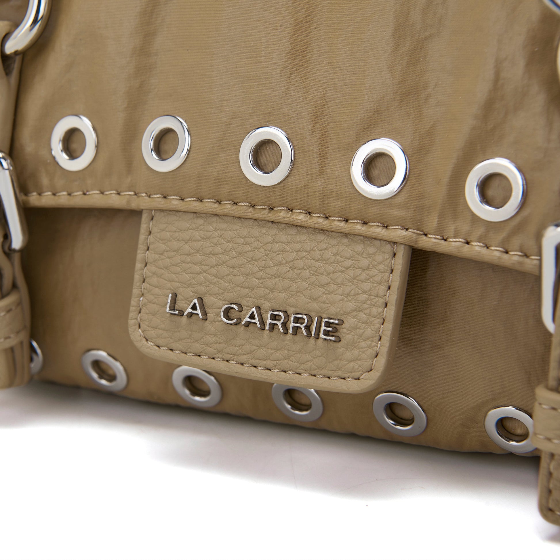 Borsa shopping small  Atena Wrinkled Beige - Immagine 4