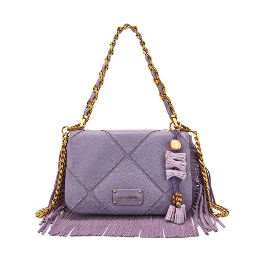 Borsa a spalla Isabel Lavander