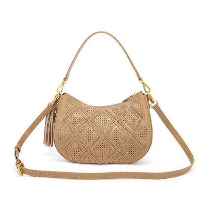 Borsa a spalla Labyrinth Beige - Immagine 3