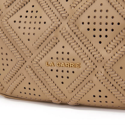 Borsa a spalla Labyrinth Beige - Immagine 4