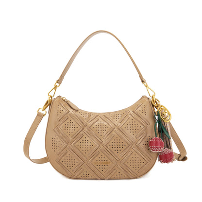 Borsa a spalla Labyrinth Beige - Immagine 6