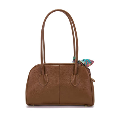 Borsa a spalla Foulard Cuoio - Immagine 3